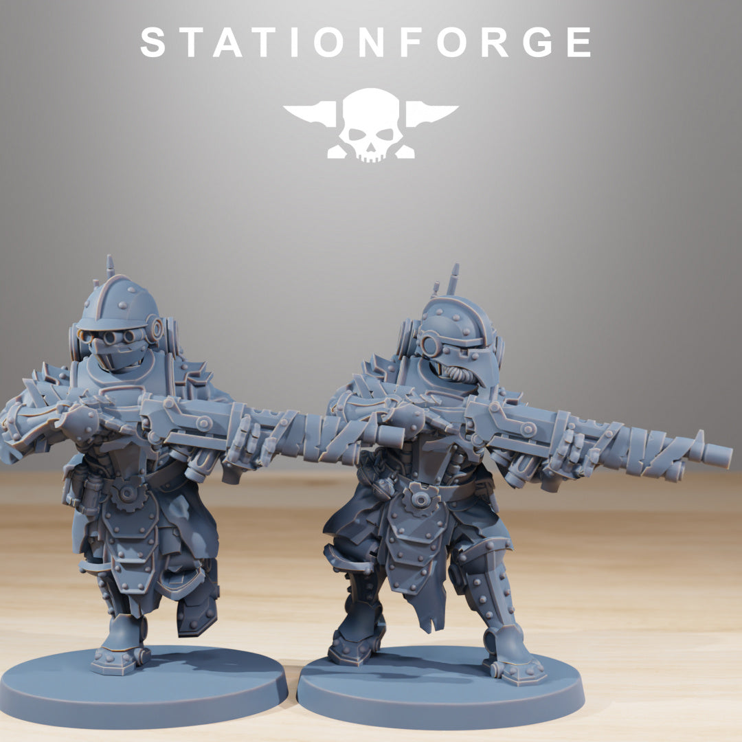 Frontliners Infantry - Compatible with Warhammer 40K - by Station Forge - Tabletop RPG Miniature - Roleplaying 3D Printed Fantasy Mini