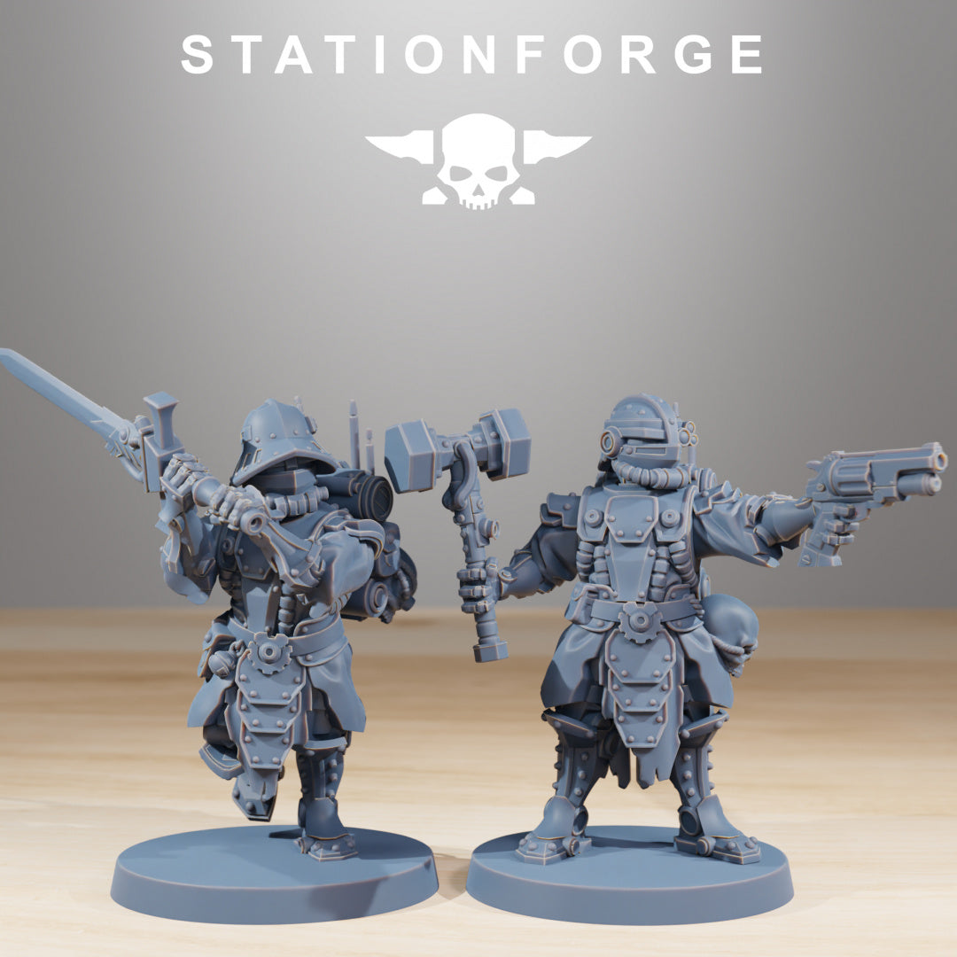 Frontliners Infantry - Compatible with Warhammer 40K - by Station Forge - Tabletop RPG Miniature - Roleplaying 3D Printed Fantasy Mini