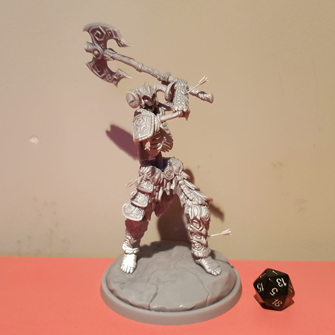 Frost Giant Skeleton - Undead&nbsp;- RPG Miniatures&nbsp;-&nbsp;by&nbsp;Cursed Forge - Tabletop RPG Miniature - Roleplaying 3D Printed Fantasy Mini