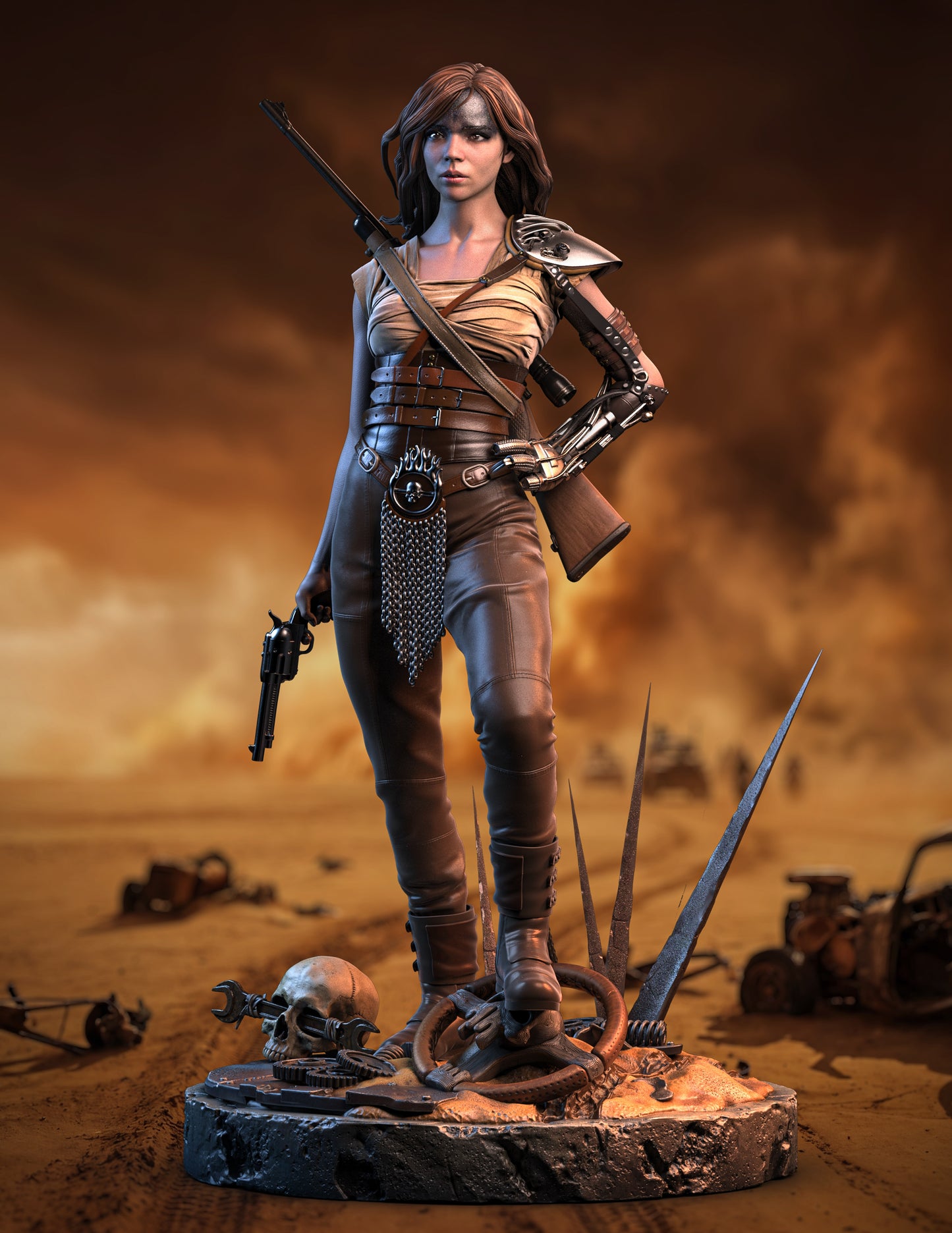 Furiosa SFW.NSFW Sculpture (75mm to 500mm) - Unassembled/Unpainted/3D Print
