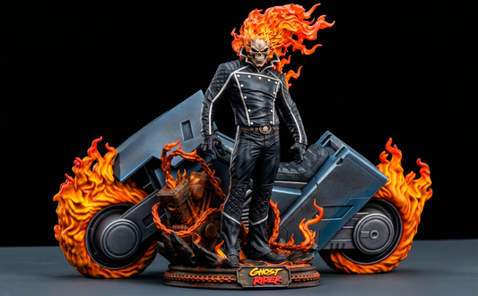 Ghost Rider Sculpture(75mm to 500mm) - Unassembled/Unpainted/3D Print