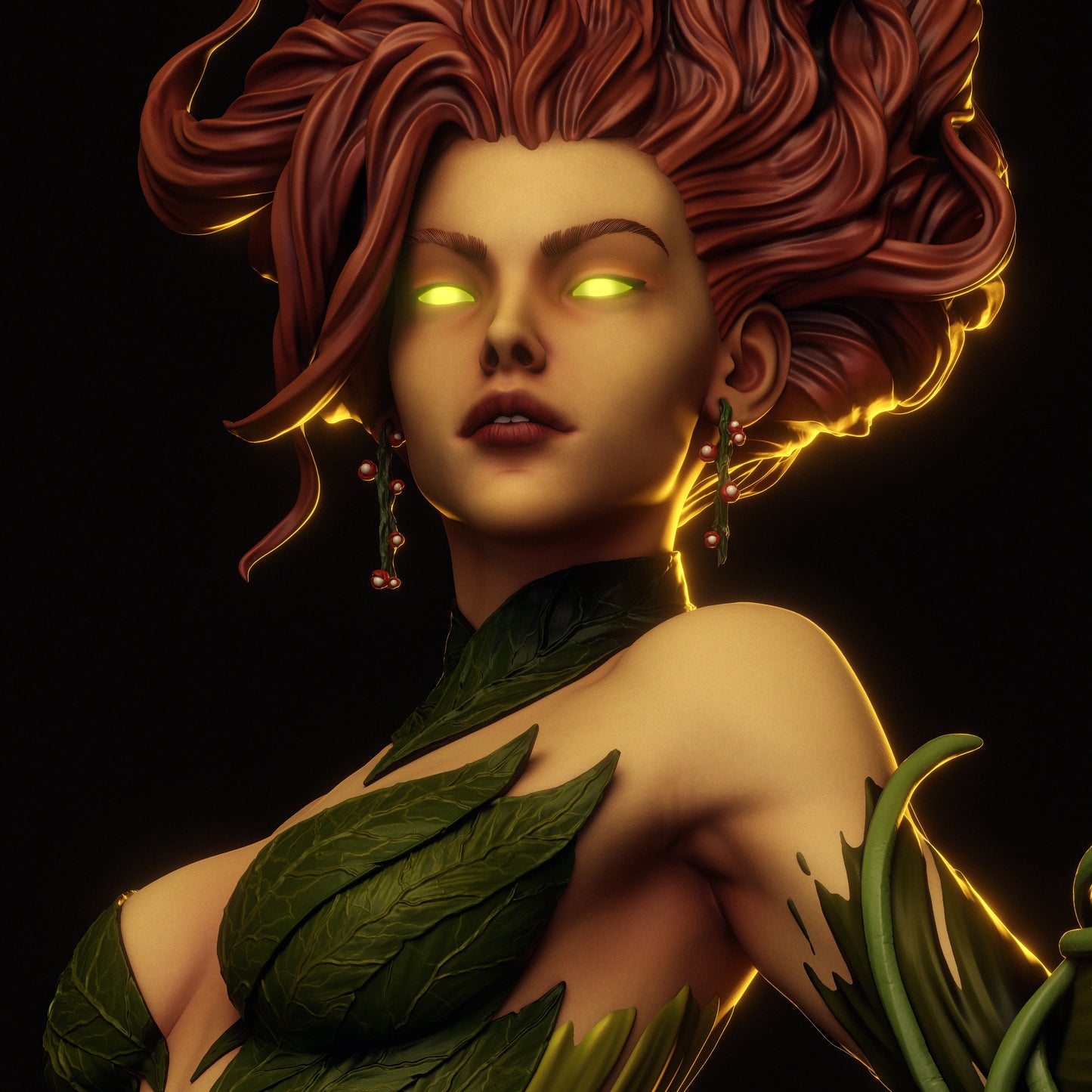 Gaia Goddess Sculpture (75mm to 500mm) - Unassembled/Unpainted/3D Print