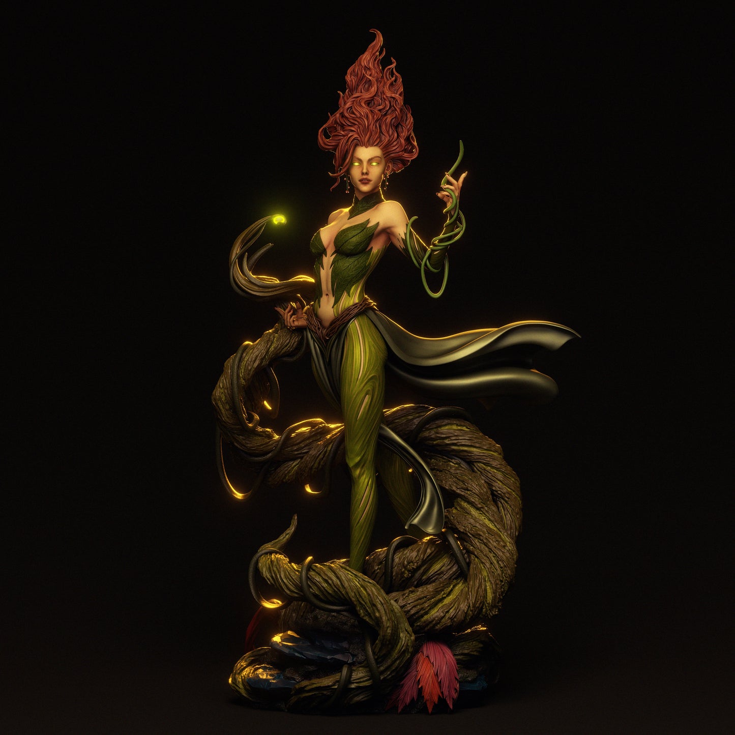 Gaia Goddess Sculpture (75mm to 500mm) - Unassembled/Unpainted/3D Print