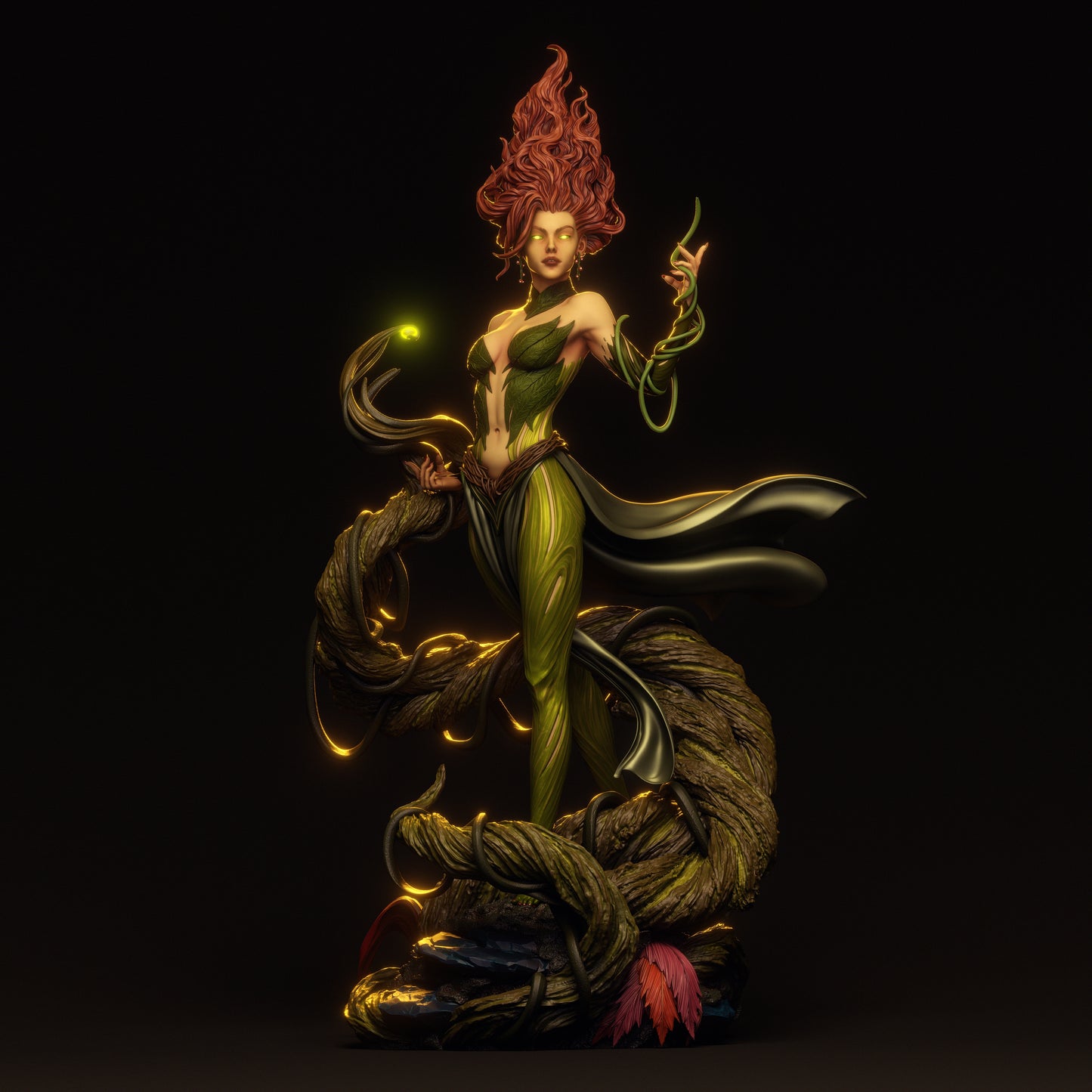 Gaia Goddess Sculpture (75mm to 500mm) - Unassembled/Unpainted/3D Print