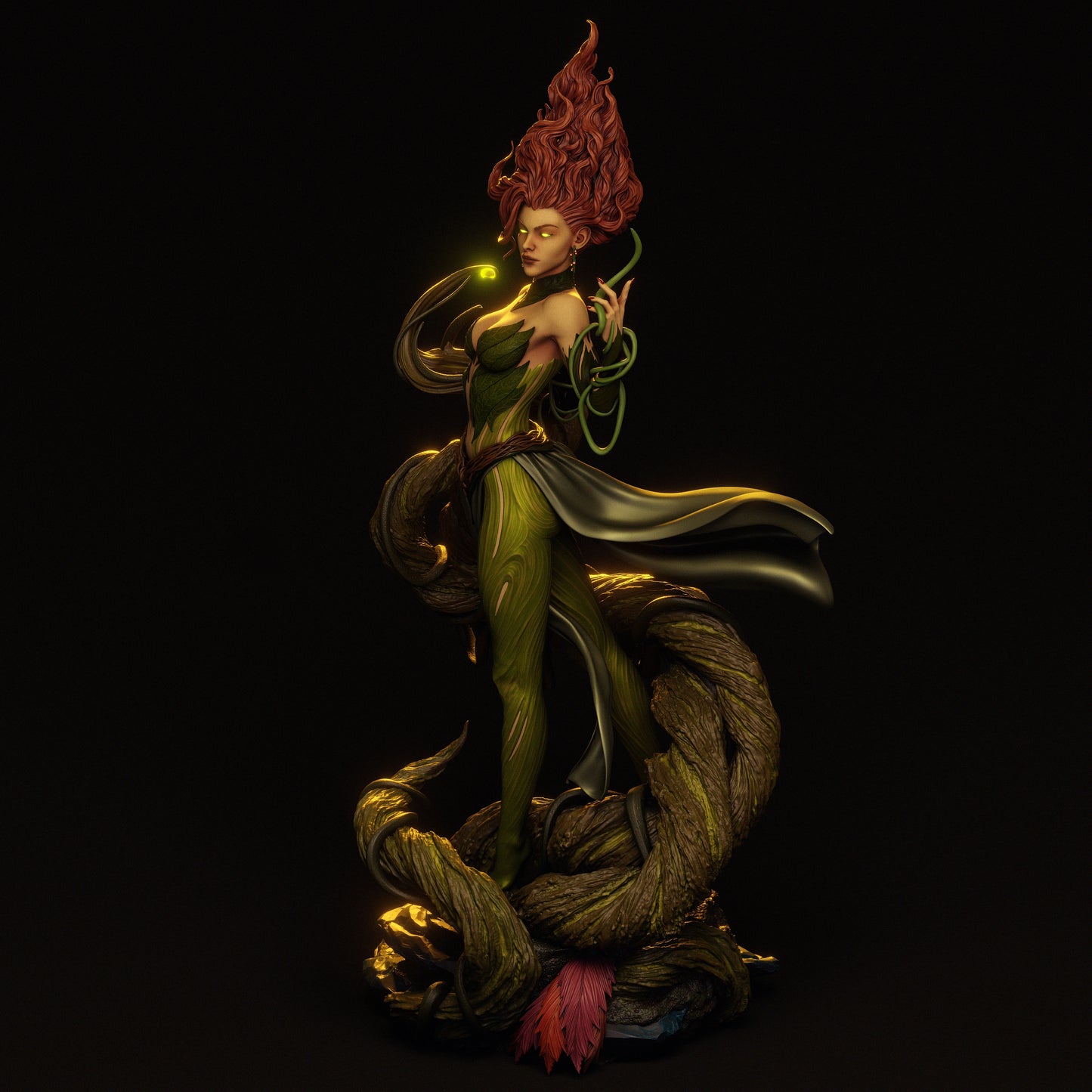 Gaia Goddess Sculpture (75mm to 500mm) - Unassembled/Unpainted/3D Print