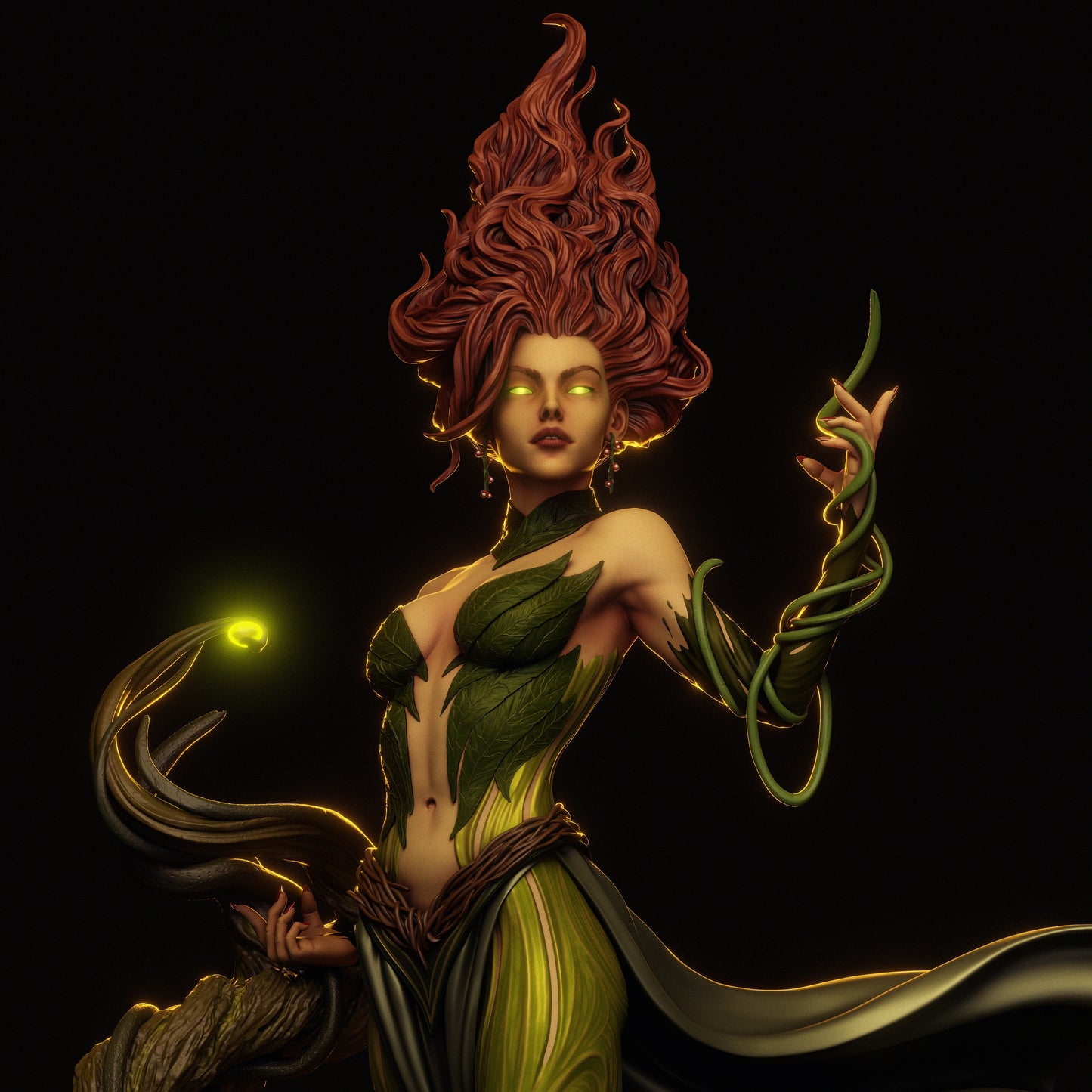 Gaia Goddess Sculpture (75mm to 500mm) - Unassembled/Unpainted/3D Print
