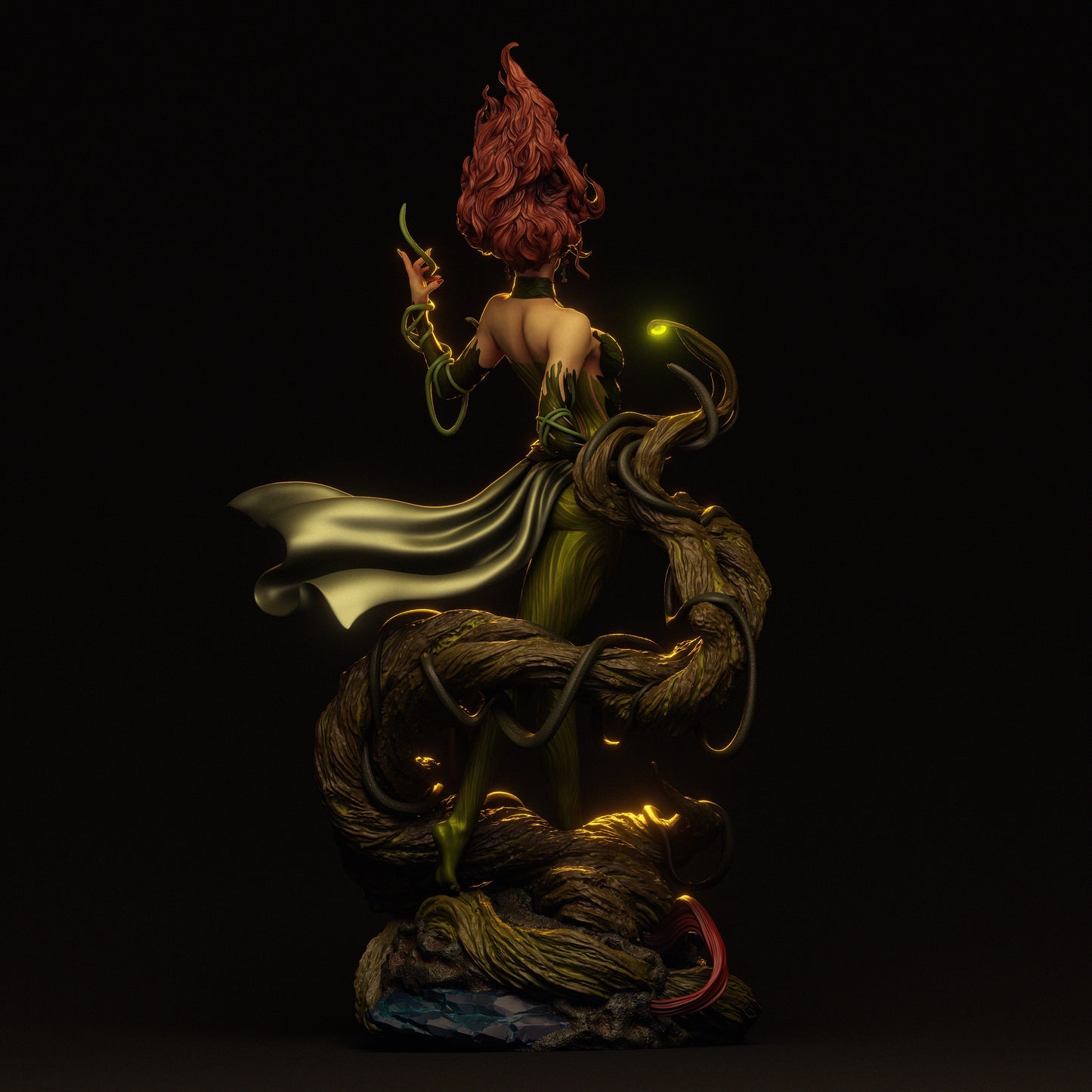 Gaia Goddess Sculpture (75mm to 500mm) - Unassembled/Unpainted/3D Print