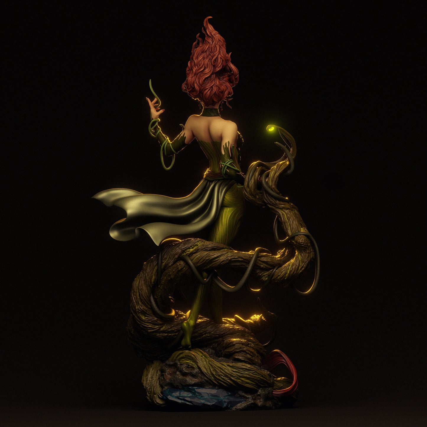 Gaia Goddess Sculpture (75mm to 500mm) - Unassembled/Unpainted/3D Print