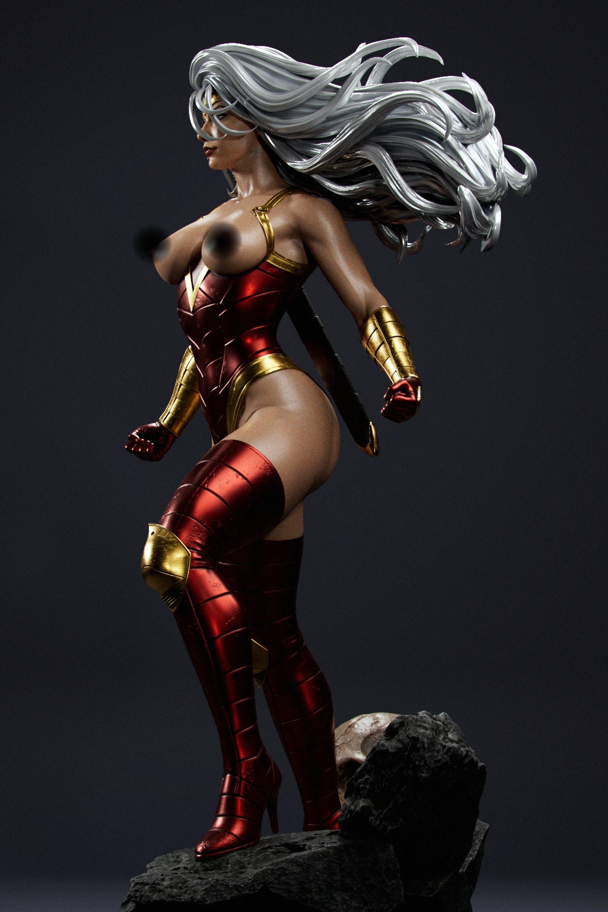 Glory NSFW Sculpture (75mm to 500mm) - Unassembled/Unpainted/3D Print