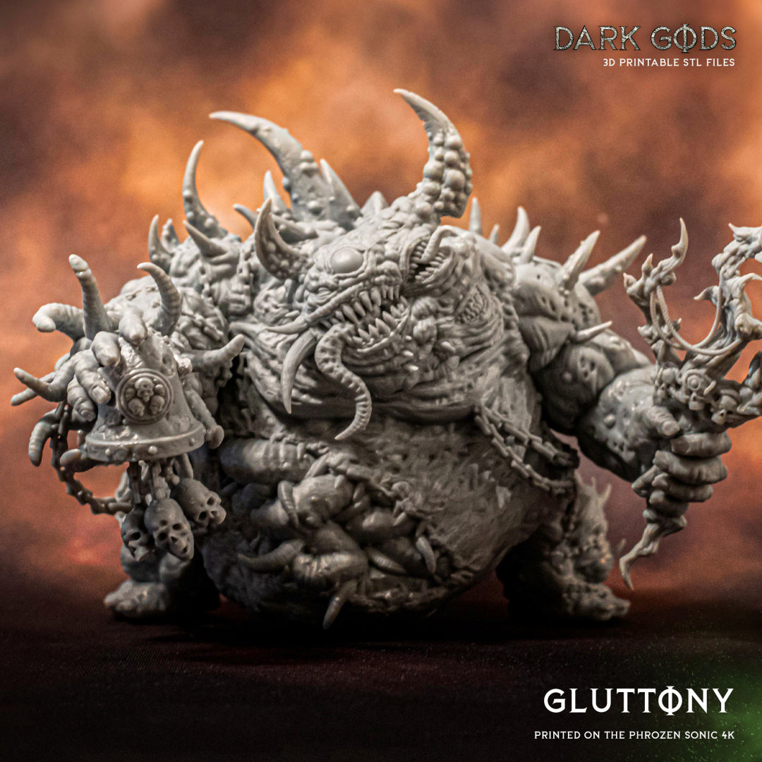 Gluttony the Bubonic One - by Dark Gods- Tabletop RPG Miniature - Roleplaying 3D Printed Fantasy Mini