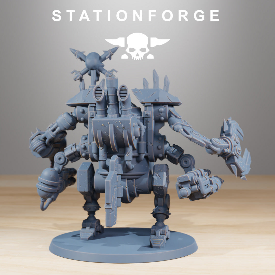 Gobs Pirate Bots - Compatible with Warhammer 40K - by Station Forge - Tabletop RPG Miniature - Roleplaying 3D Printed Fantasy Mini