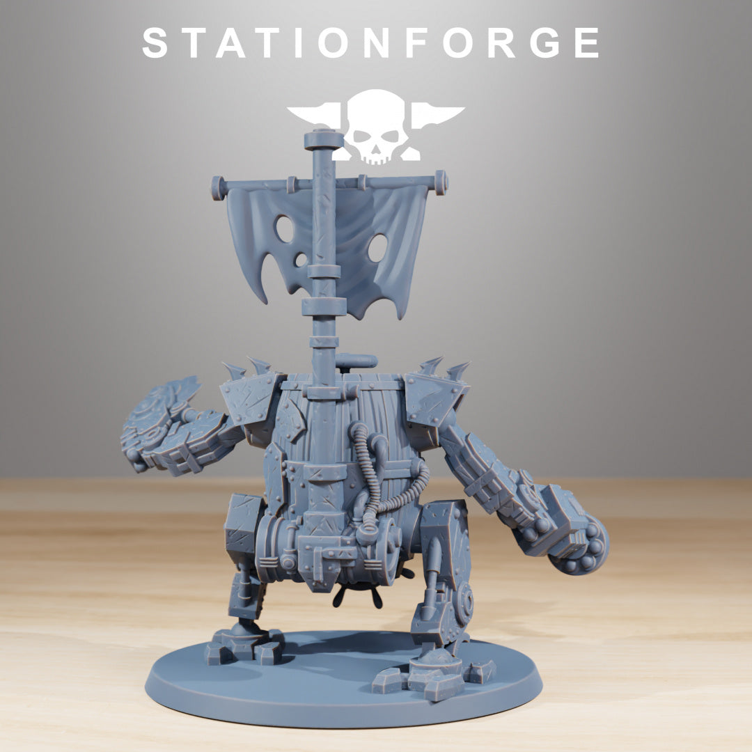 Gobs Pirate Bots - Compatible with Warhammer 40K - by Station Forge - Tabletop RPG Miniature - Roleplaying 3D Printed Fantasy Mini