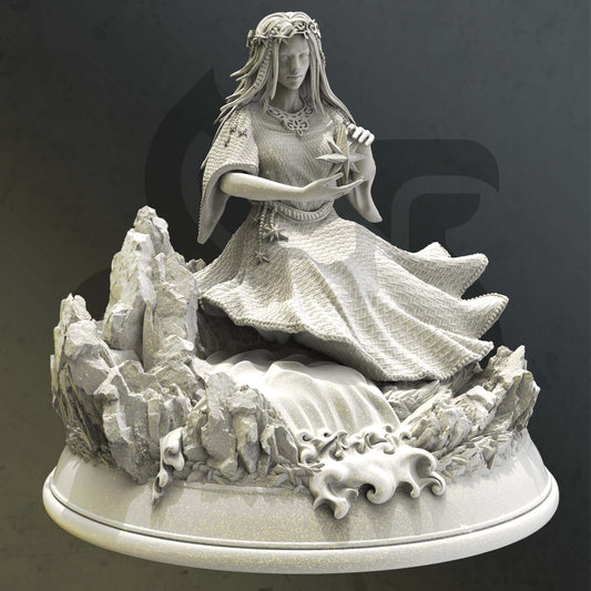 Goddess of Creation - Minera - Dungeons and Dragons - by DM Stash- Tabletop RPG Miniature - Roleplaying 3D Printed Fantasy Mini