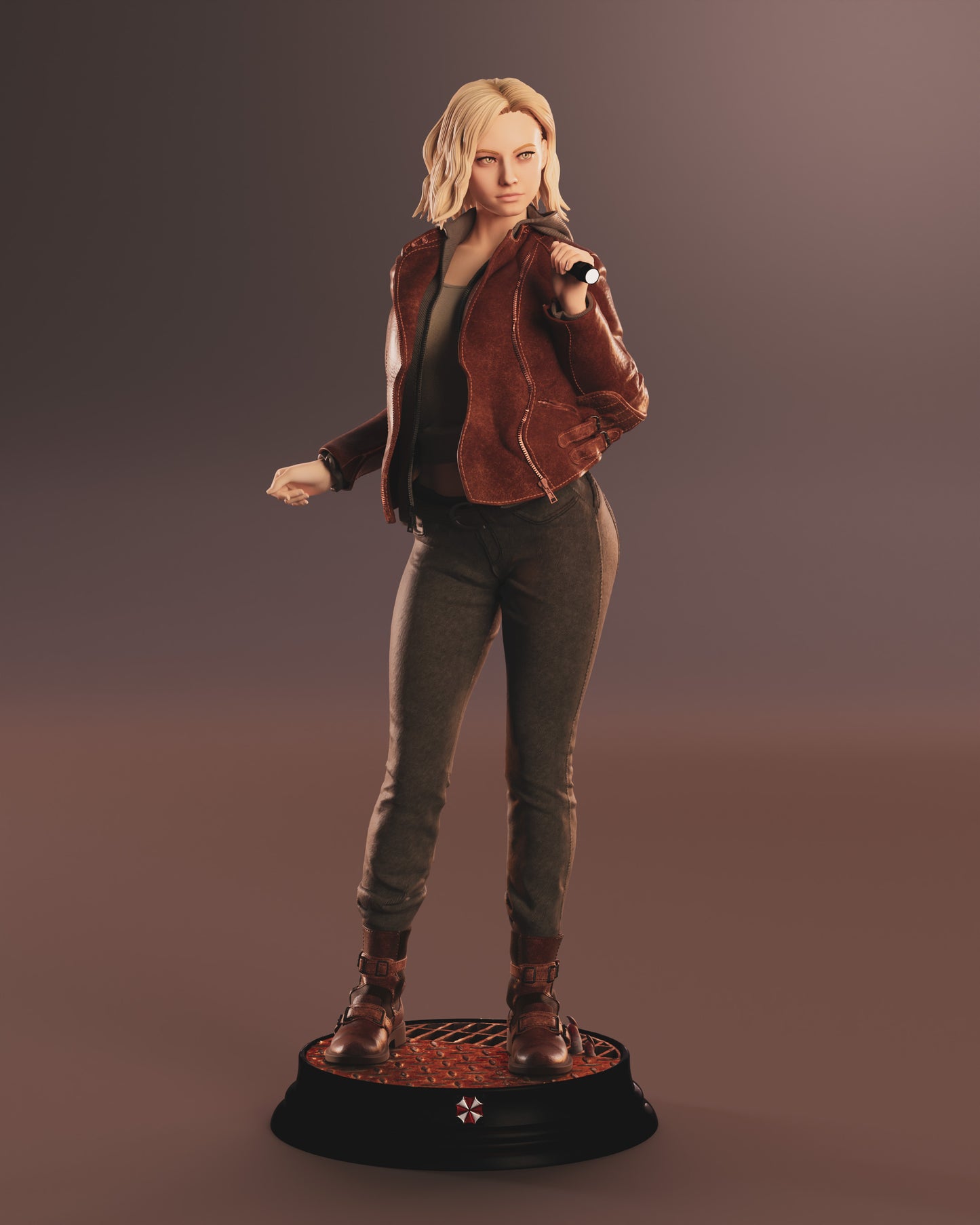 Grace Ashcroft - Resident Evil Sculpture (75mm to 500mm) - Unassembled/Unpainted/3D Print
