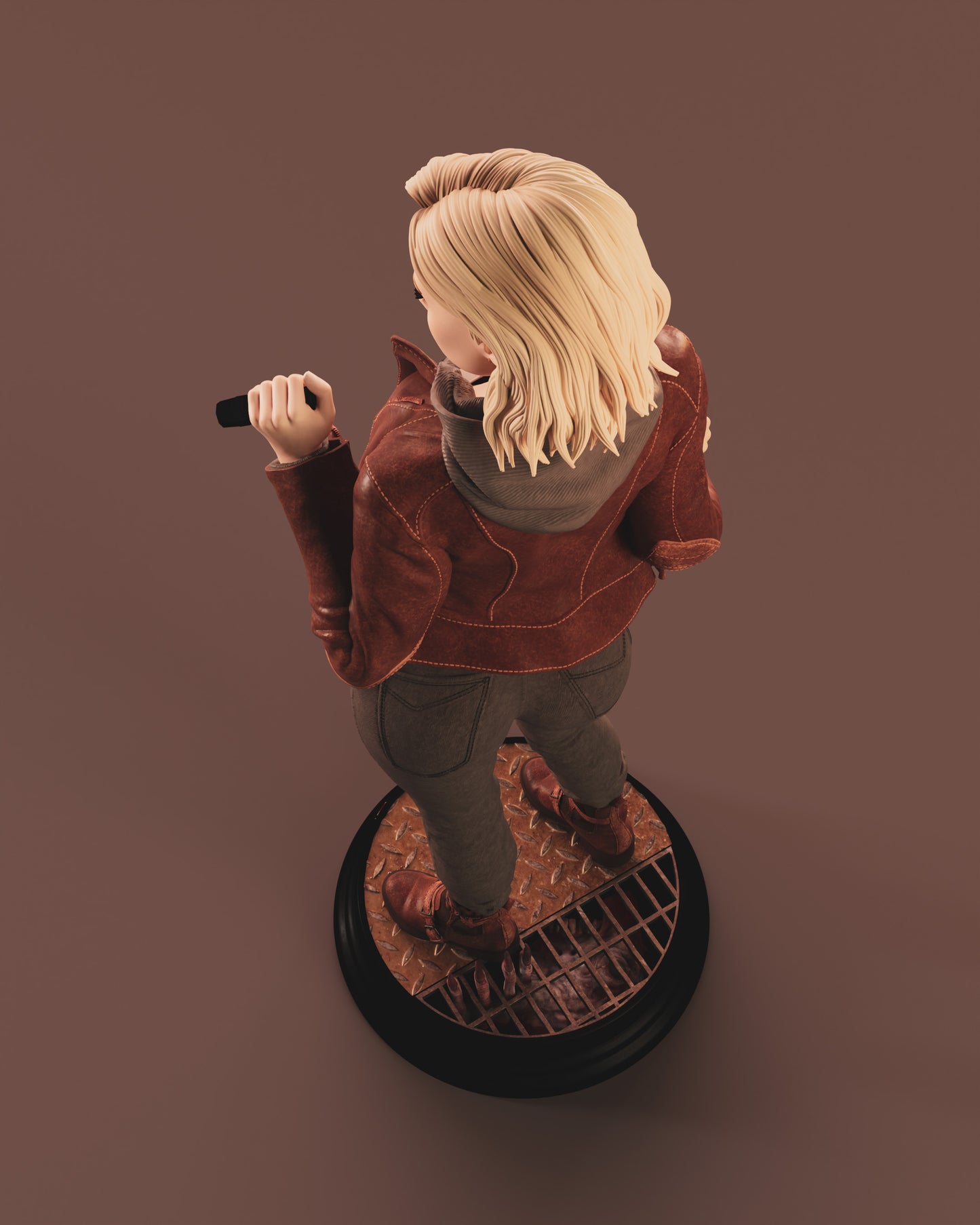Grace Ashcroft - Resident Evil Sculpture (75mm to 500mm) - Unassembled/Unpainted/3D Print