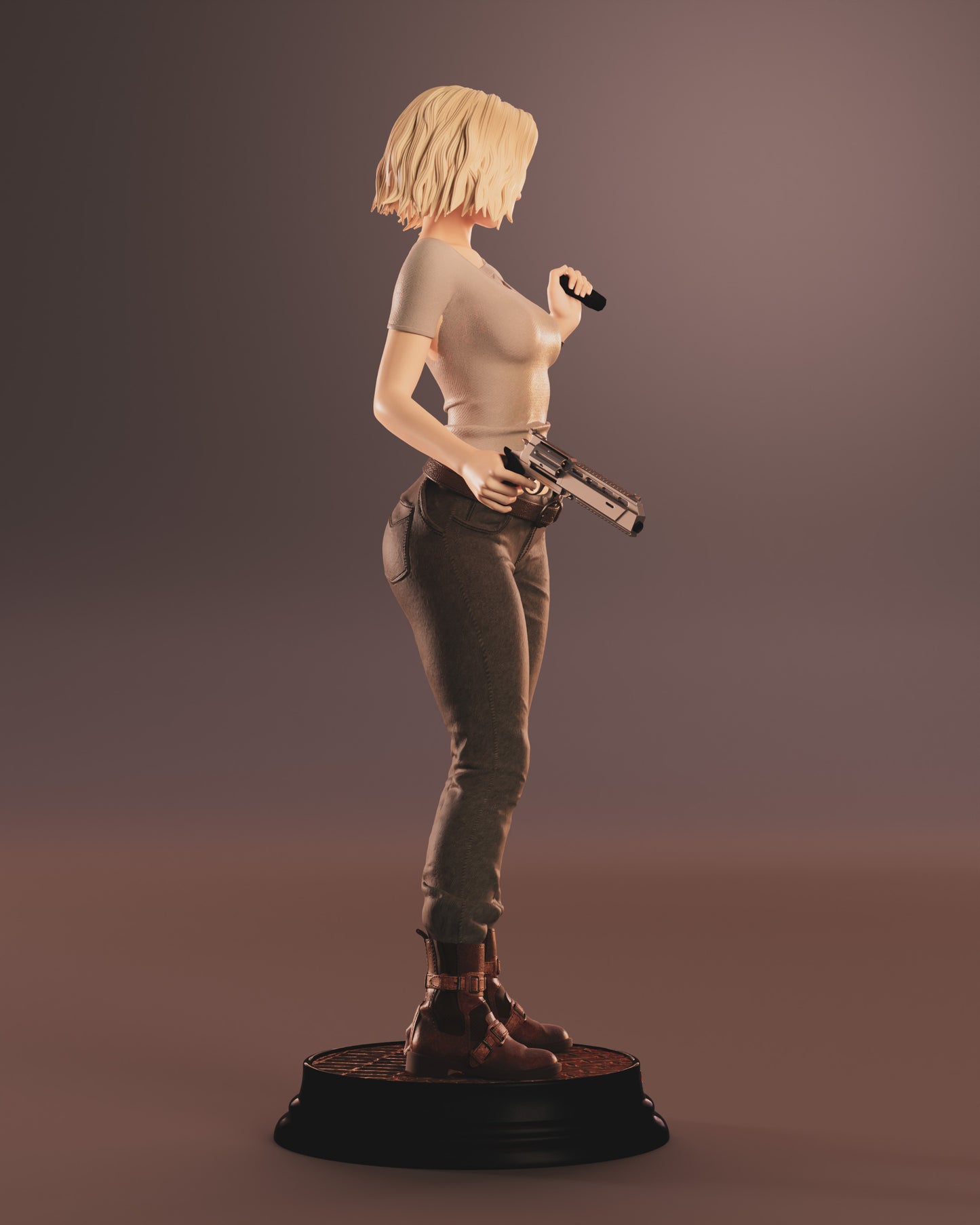 Grace Ashcroft - Resident Evil Sculpture (75mm to 500mm) - Unassembled/Unpainted/3D Print