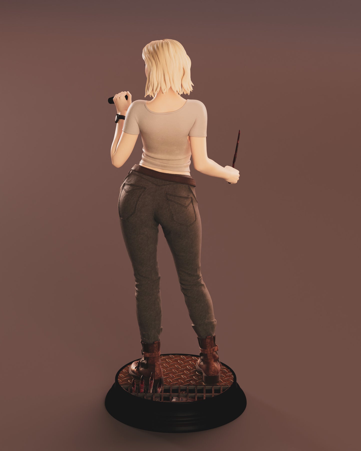 Grace Ashcroft - Resident Evil Sculpture (75mm to 500mm) - Unassembled/Unpainted/3D Print