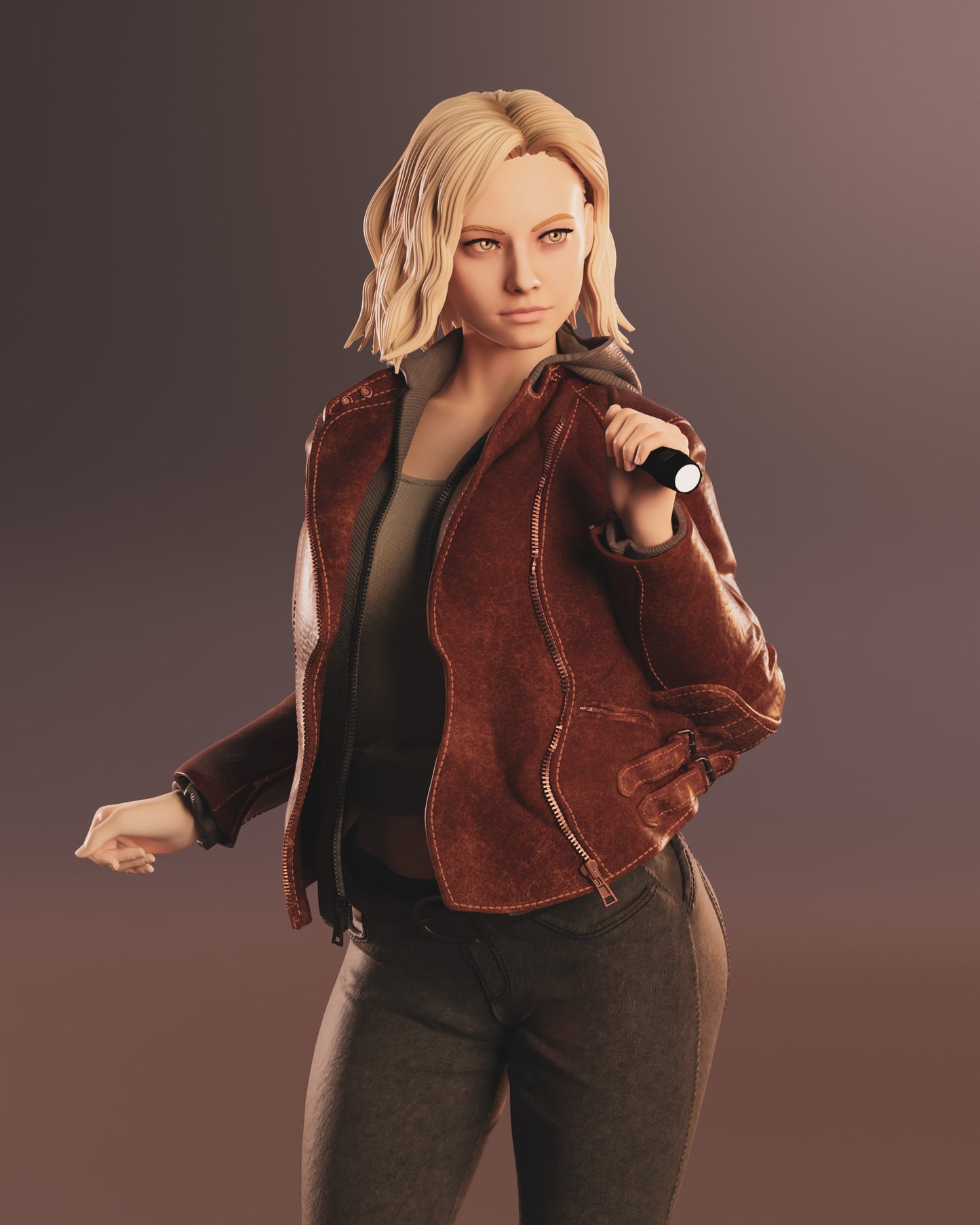 Grace Ashcroft - Resident Evil Sculpture (75mm to 500mm) - Unassembled/Unpainted/3D Print