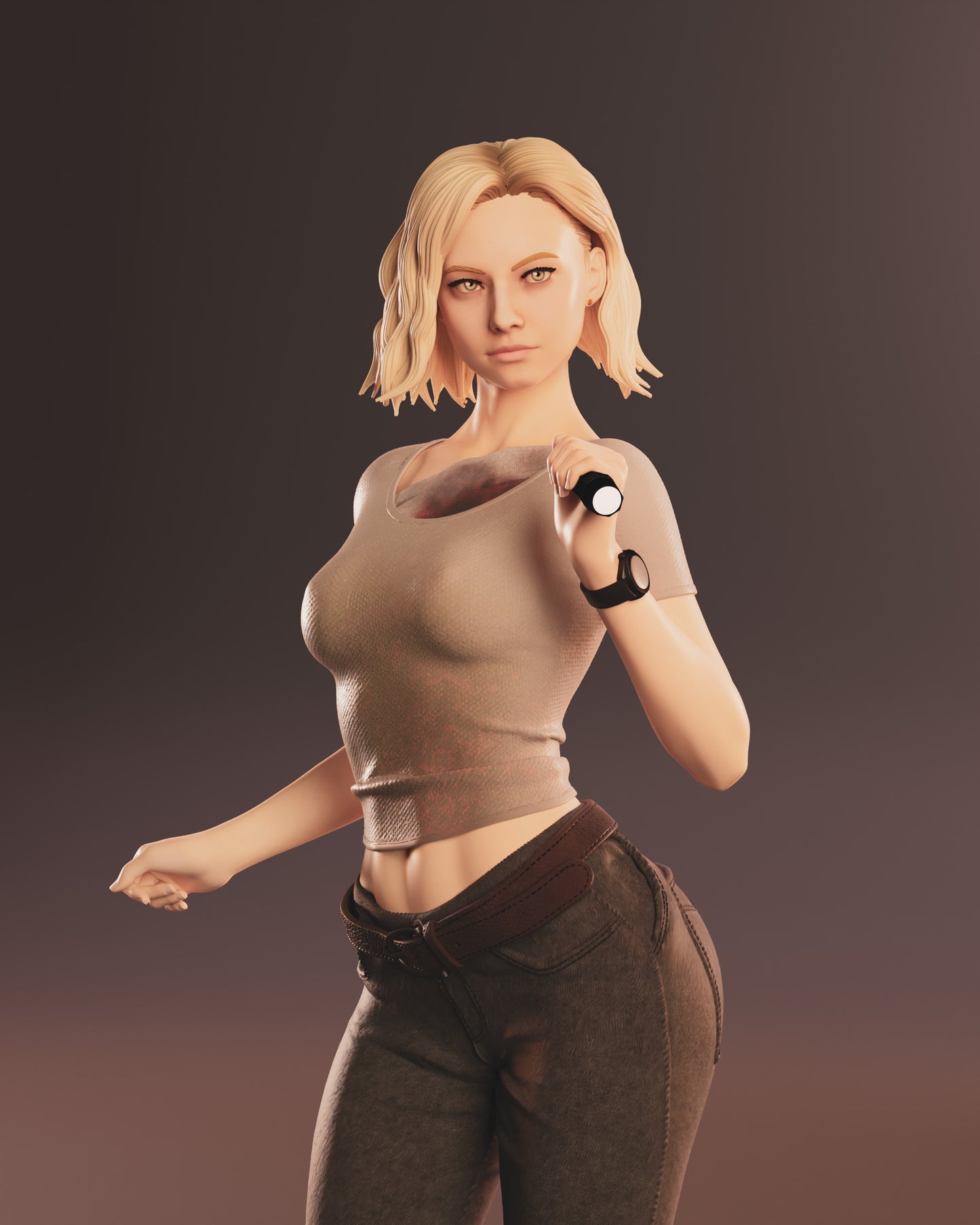 Grace Ashcroft - Resident Evil Sculpture (75mm to 500mm) - Unassembled/Unpainted/3D Print