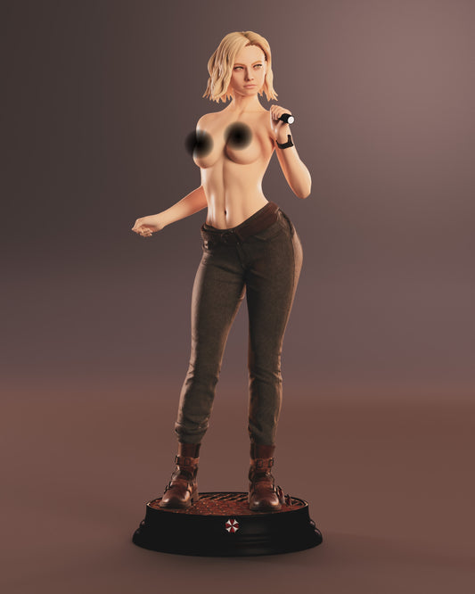 Grace Ashcroft NSFW - Resident Evil Sculpture (75mm to 500mm) - Unassembled/Unpainted/3D Print