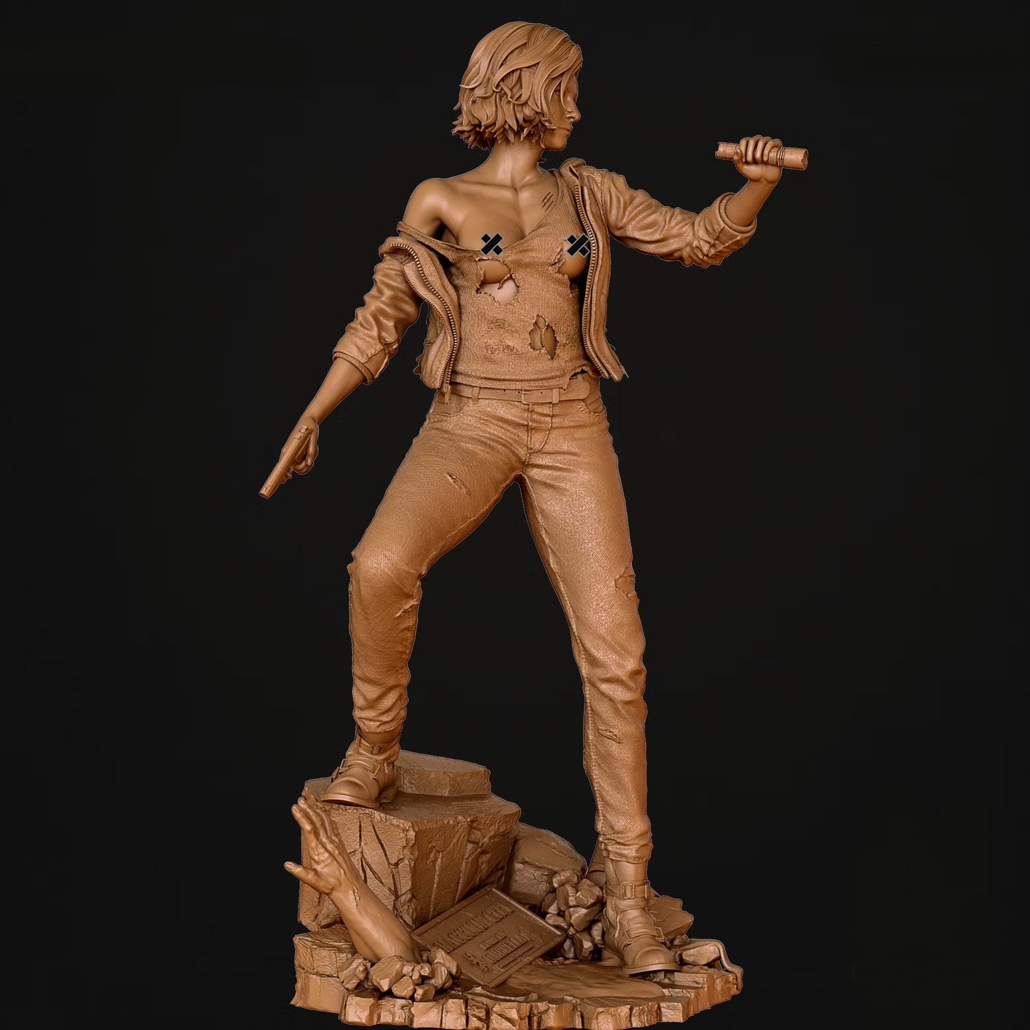 Grace NSFW Sculpture (75mm to 500mm) - Unassembled/Unpainted/3D Print