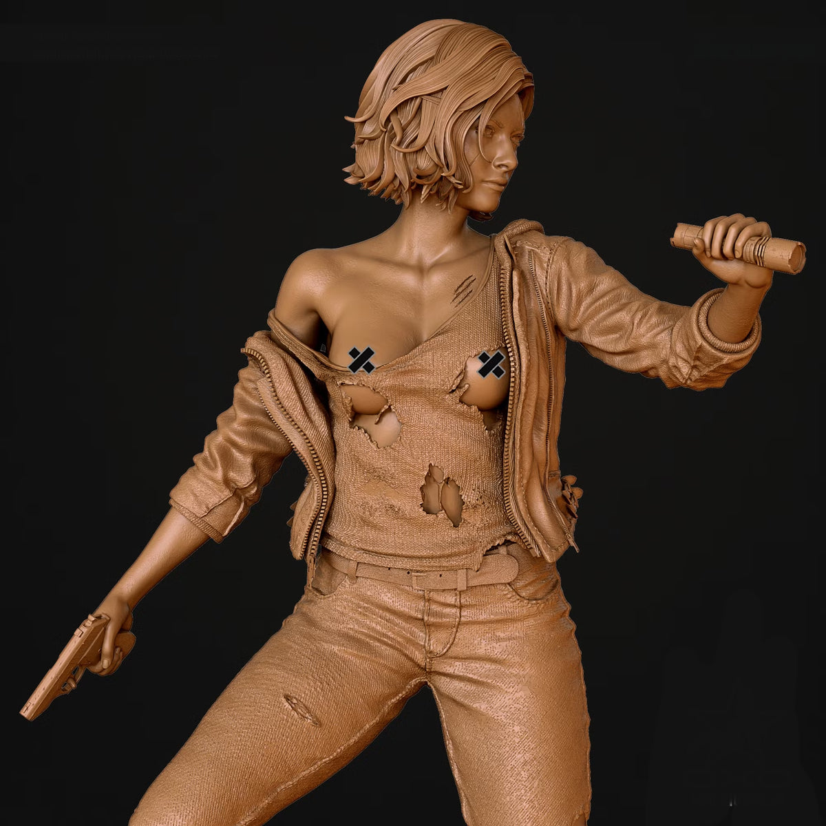 Grace NSFW Sculpture (75mm to 500mm) - Unassembled/Unpainted/3D Print