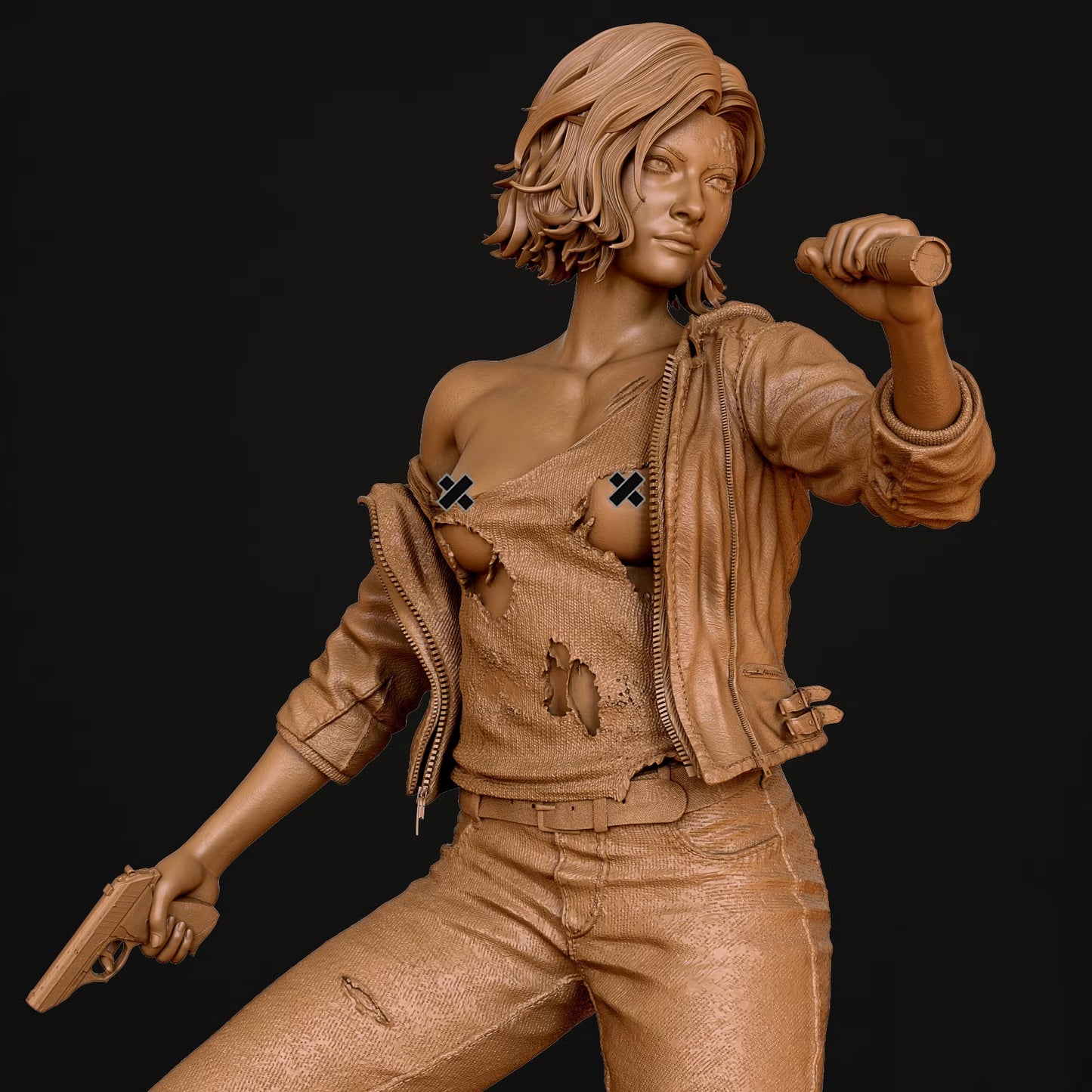 Grace NSFW Sculpture (75mm to 500mm) - Unassembled/Unpainted/3D Print