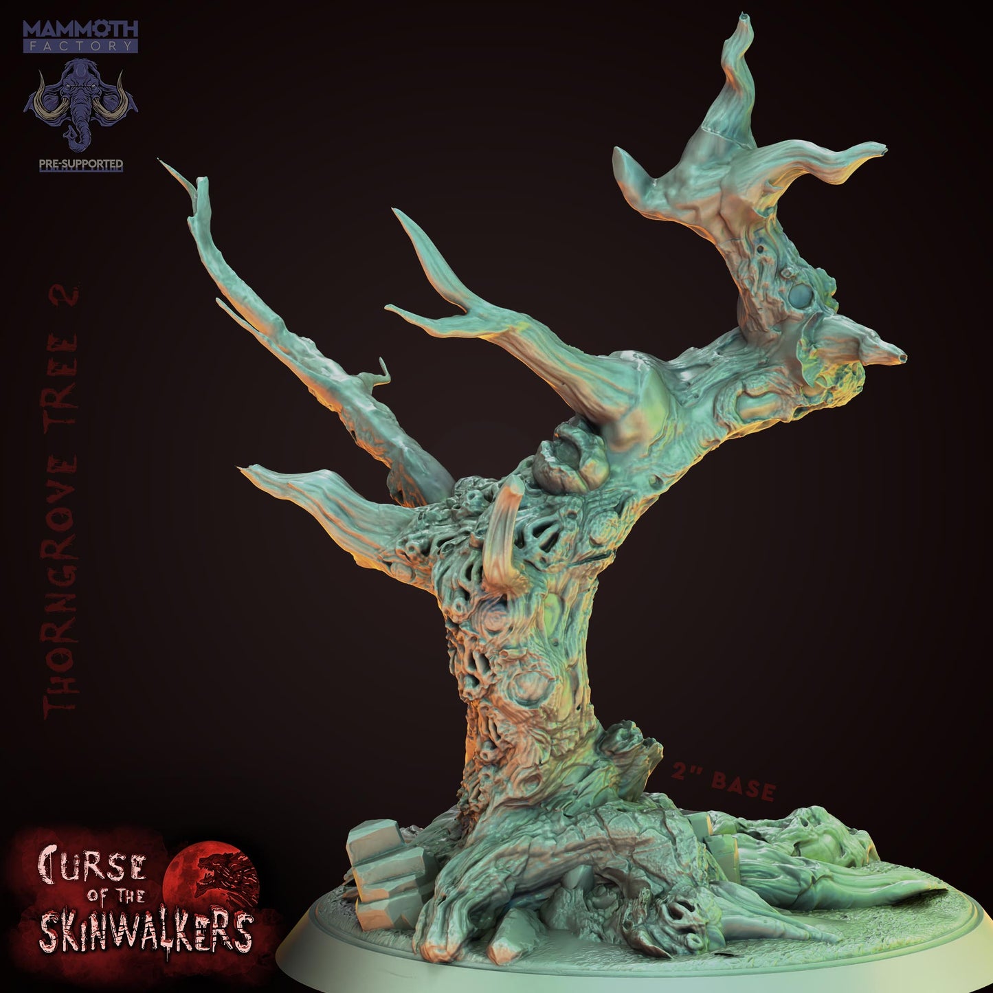 Gravewood & Thornwood Tree - Scenery - Dungeons and Dragons - by Mammoth Factory- Tabletop RPG Miniature - Roleplaying 3D Printed Fantasy Mini