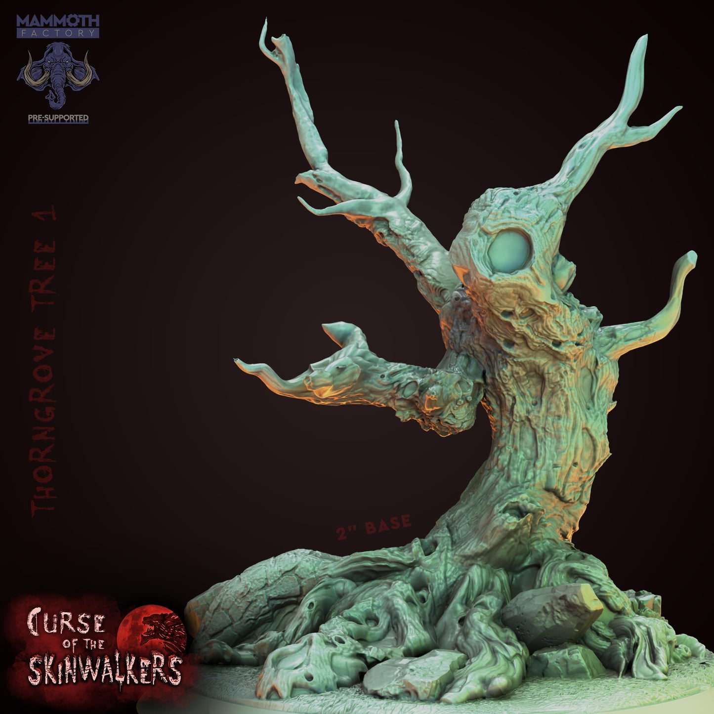 Gravewood & Thornwood Tree - Scenery - Dungeons and Dragons - by Mammoth Factory- Tabletop RPG Miniature - Roleplaying 3D Printed Fantasy Mini