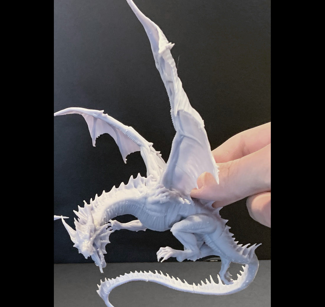 Green Dragon V2 - by Mini Monster Mayhem- Tabletop RPG Miniature - Roleplaying 3D Printed Fantasy Mini