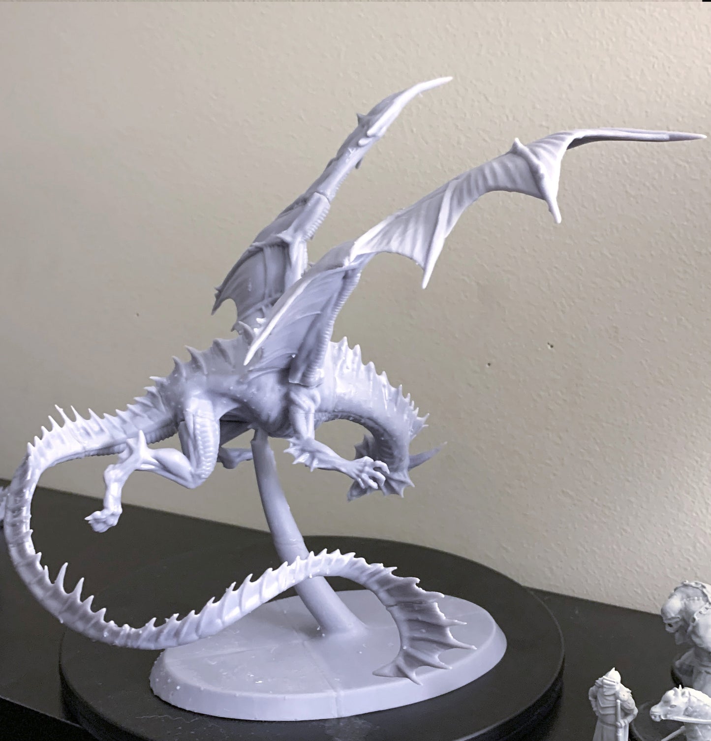 Green Dragon V2 - by Mini Monster Mayhem- Tabletop RPG Miniature - Roleplaying 3D Printed Fantasy Mini