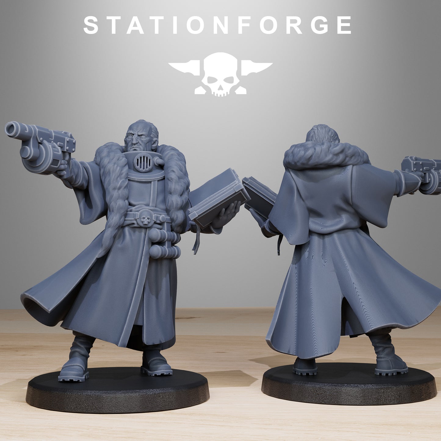 GrimCorp Mercenaries - Compatible with Warhammer 40k Kill Team Proxy - by Station Forge - Tabletop RPG Miniature - Roleplaying 3D Printed Fantasy Mini