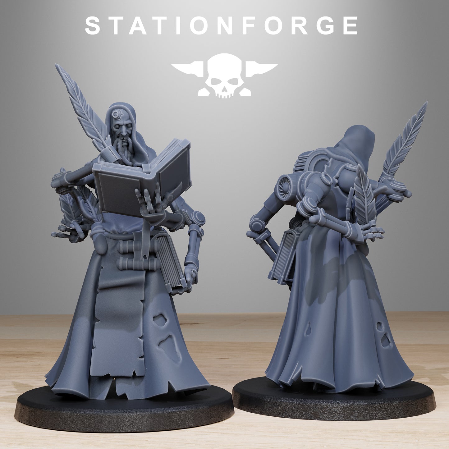 GrimCorp Mercenaries - Compatible with Warhammer 40k Kill Team Proxy - by Station Forge - Tabletop RPG Miniature - Roleplaying 3D Printed Fantasy Mini