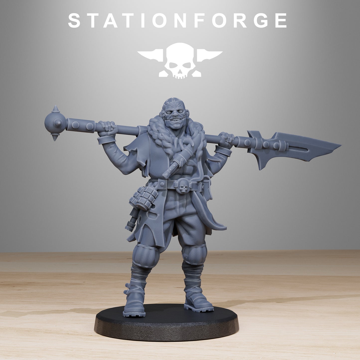 GrimCorp Mercenaries - Compatible with Warhammer 40k Kill Team Proxy - by Station Forge - Tabletop RPG Miniature - Roleplaying 3D Printed Fantasy Mini