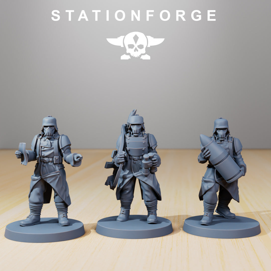 GrimGuard - Artillery - by Station Forge - Tabletop RPG Miniature - Roleplaying 3D Printed Fantasy Mini