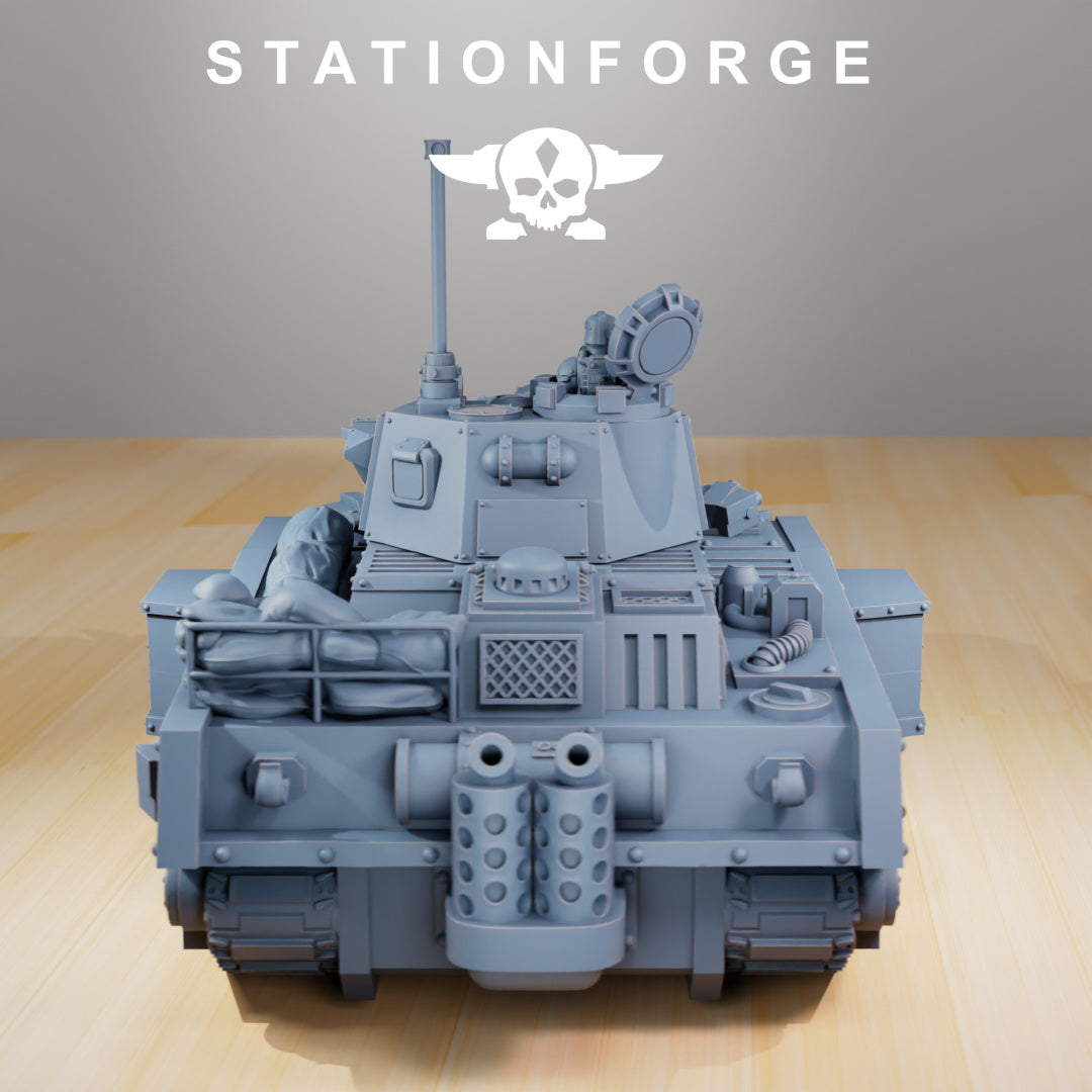 GrimGuard - Battle Tank - by Station Forge - Tabletop RPG Miniature - Roleplaying 3D Printed Fantasy Mini