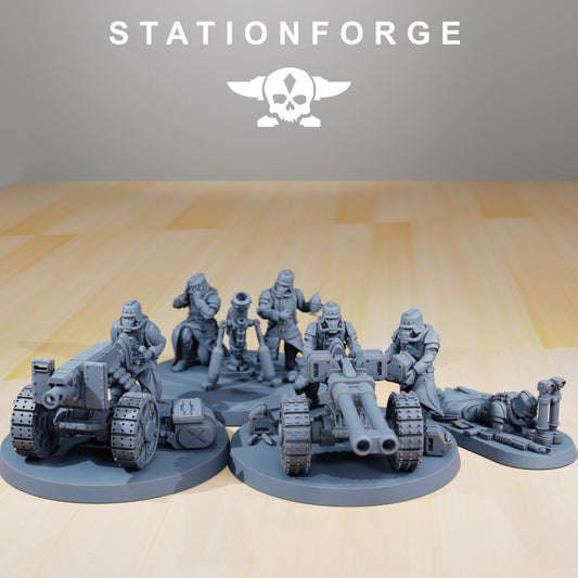 GrimGuard - Decimators - by Station Forge - Tabletop RPG Miniature - Roleplaying 3D Printed Fantasy Mini