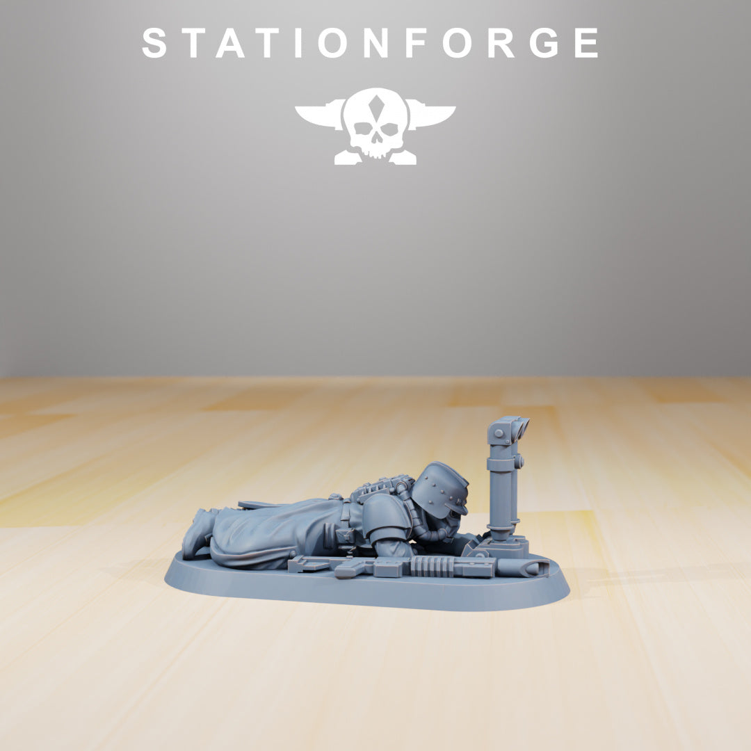 GrimGuard - Decimators - by Station Forge - Tabletop RPG Miniature - Roleplaying 3D Printed Fantasy Mini