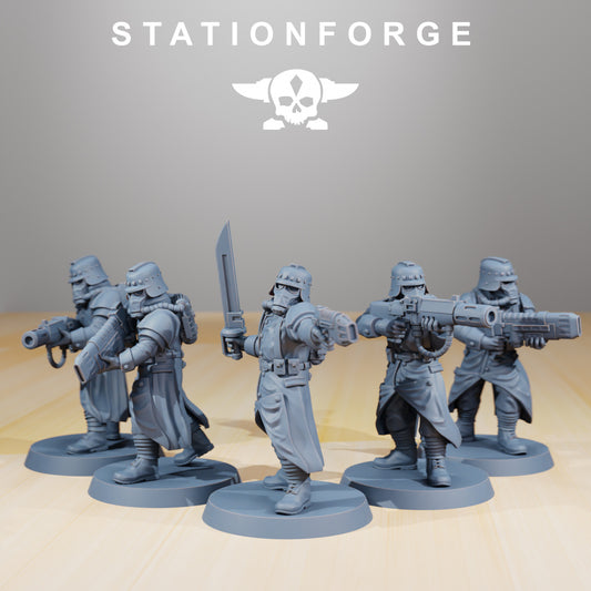 GrimGuard - Evaporators - Compatible with Warhammer 40K - by Station Forge - Tabletop RPG Miniature - Roleplaying 3D Printed Fantasy Mini