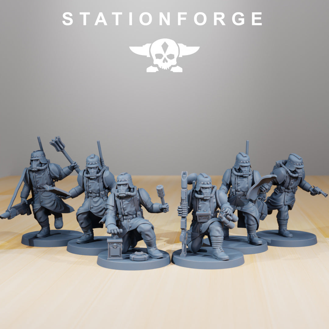 GrimGuard - Supporters - by Station Forge - Tabletop RPG Miniature - Roleplaying 3D Printed Fantasy Mini