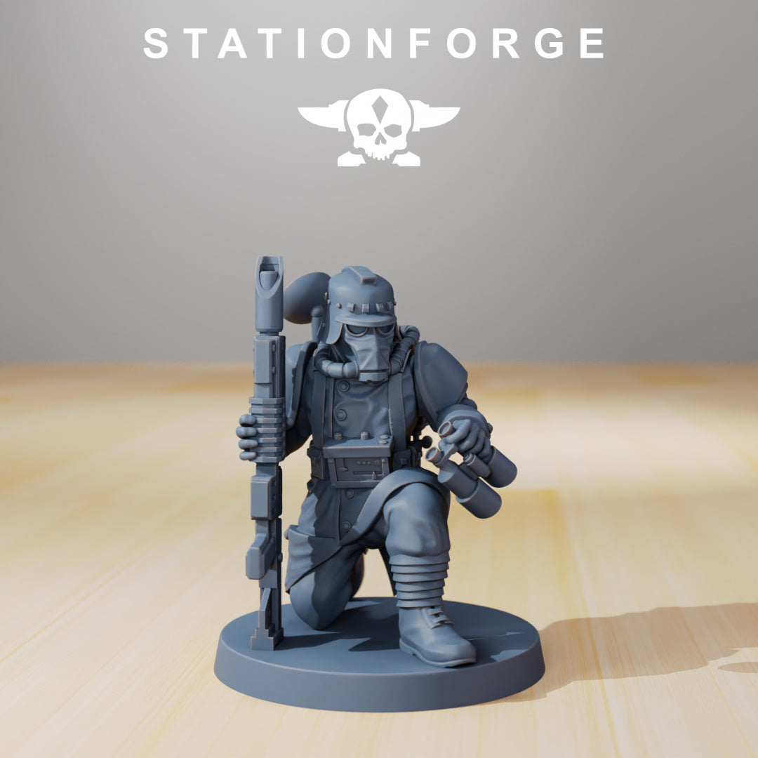 GrimGuard - Supporters - by Station Forge - Tabletop RPG Miniature - Roleplaying 3D Printed Fantasy Mini