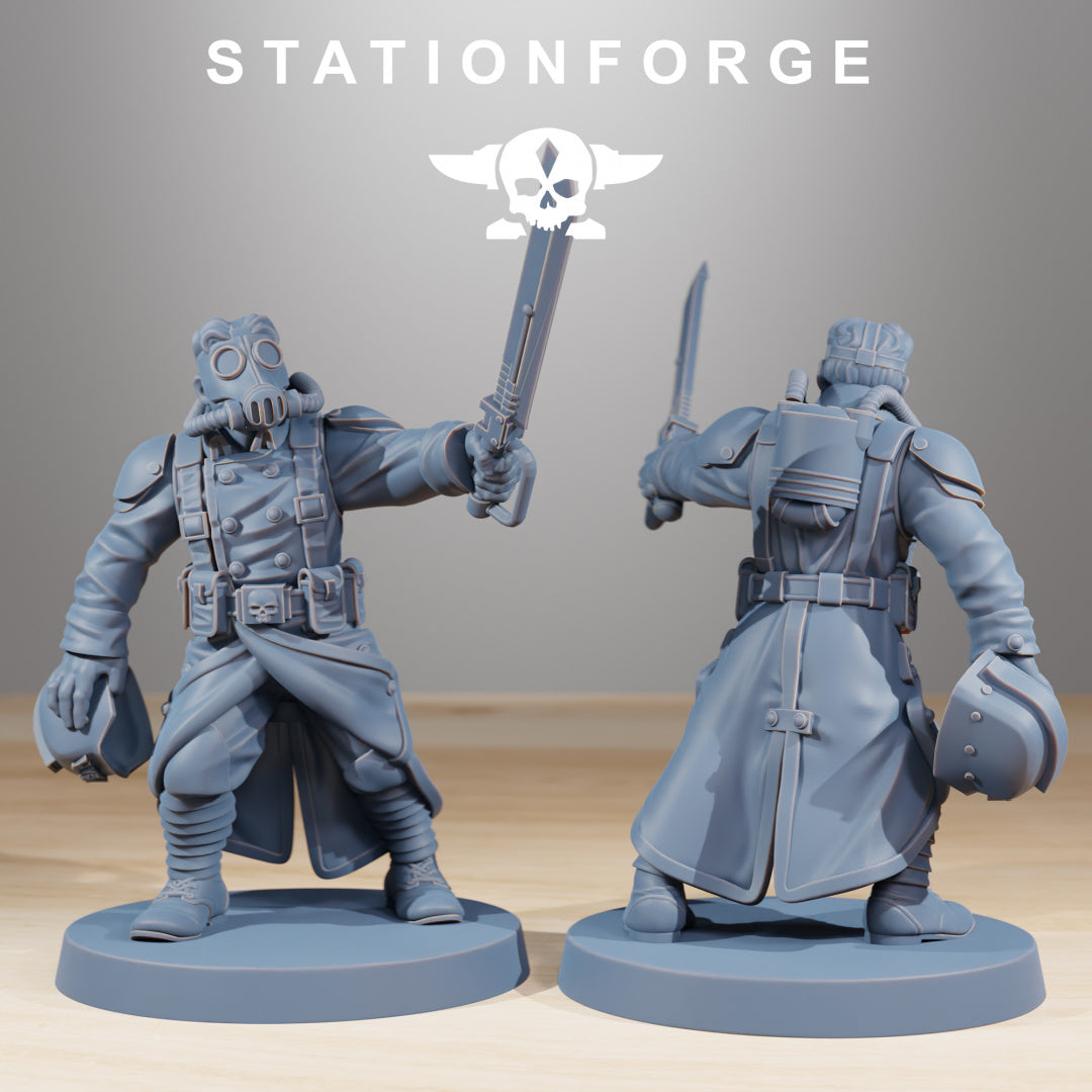 GrimGuard Acolytes - Compatible with Warhammer 40K - by Station Forge - Tabletop RPG Miniature - Roleplaying 3D Printed Fantasy Mini