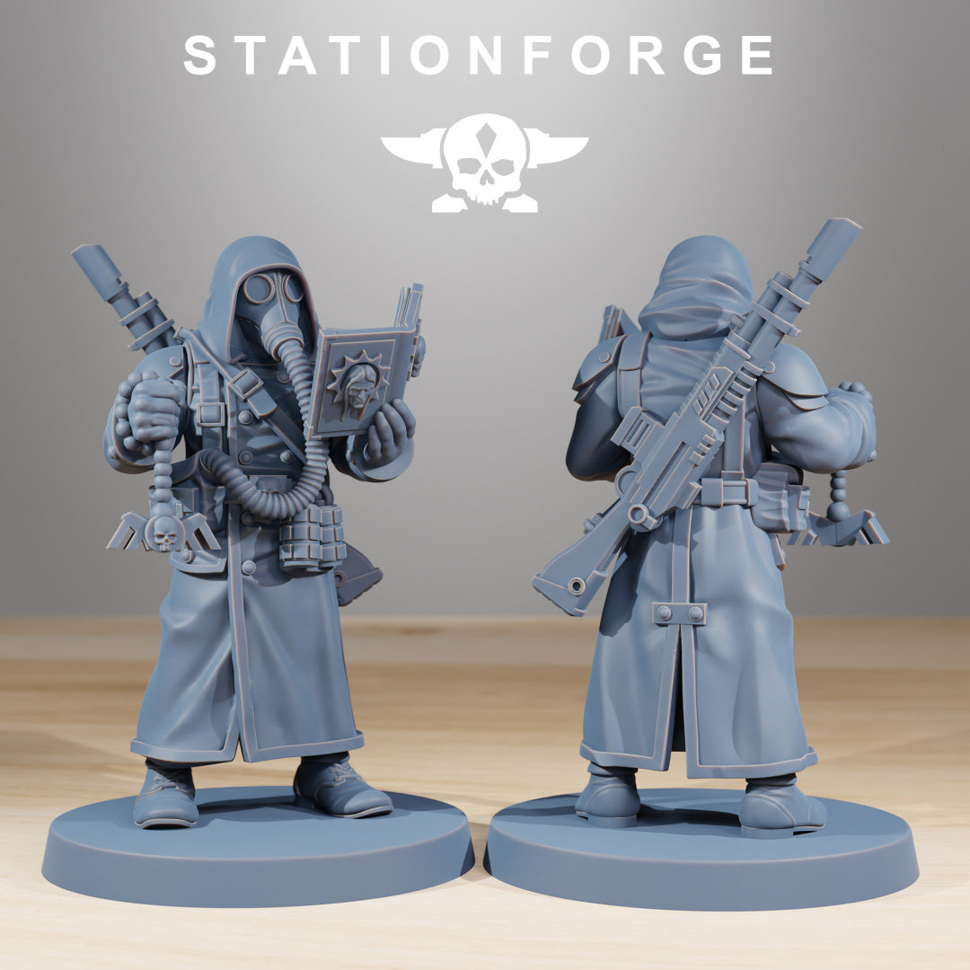 GrimGuard Acolytes - Compatible with Warhammer 40K - by Station Forge - Tabletop RPG Miniature - Roleplaying 3D Printed Fantasy Mini