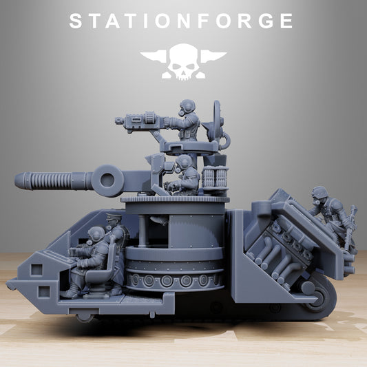 GrimGuard Battle Tank 2.0 - Compatible with Warhammer 40K - by Station Forge - Tabletop RPG Miniature - Roleplaying 3D Printed Fantasy Mini