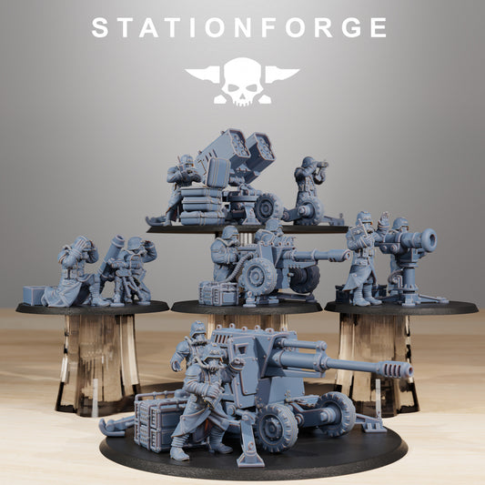 GrimGuard Battle Weapons - by Station Forge - Tabletop RPG Miniature - Roleplaying 3D Printed Fantasy Mini