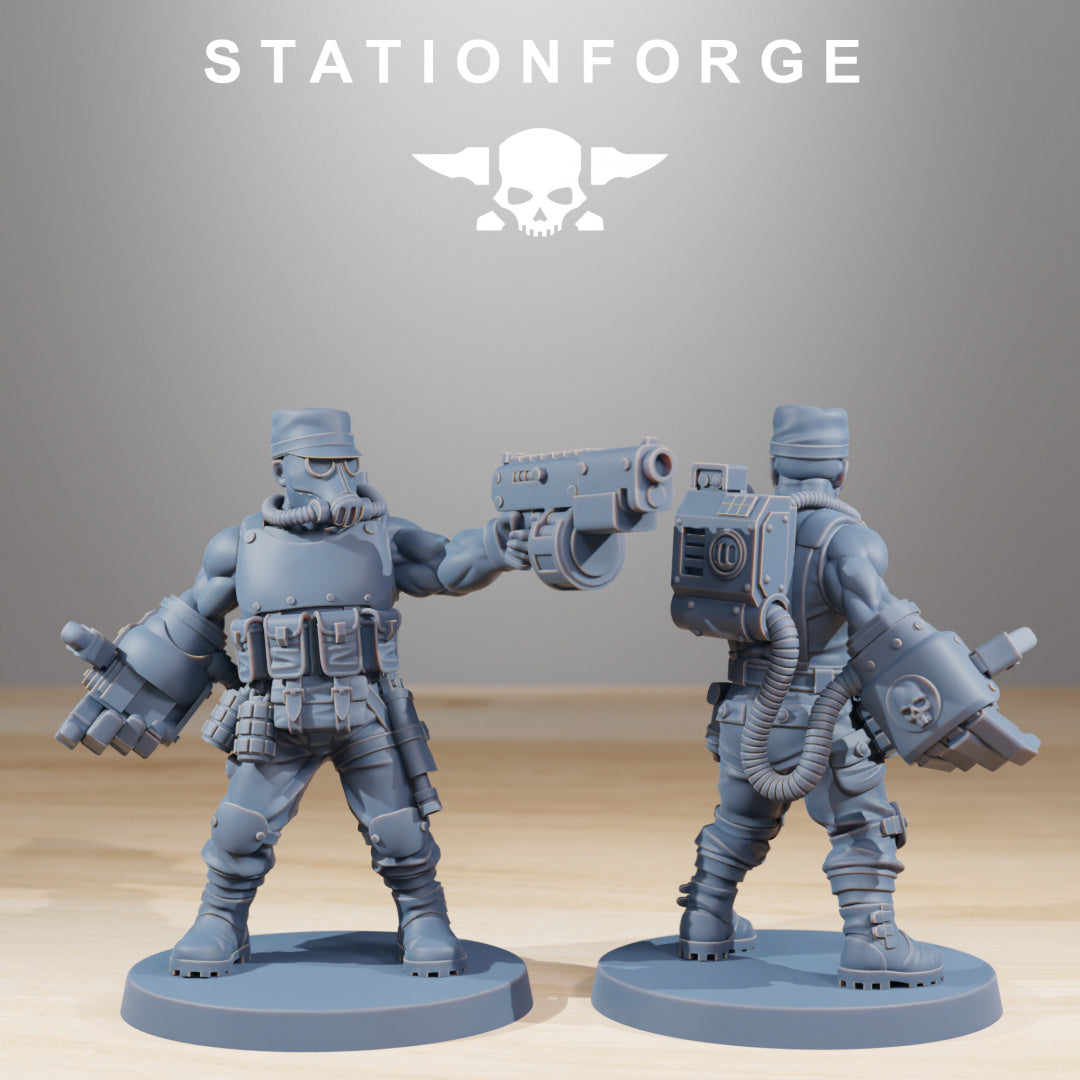 GrimGuard Hunters - Compatible with Warhammer 40K - by Station Forge - Tabletop RPG Miniature - Roleplaying 3D Printed Fantasy Mini