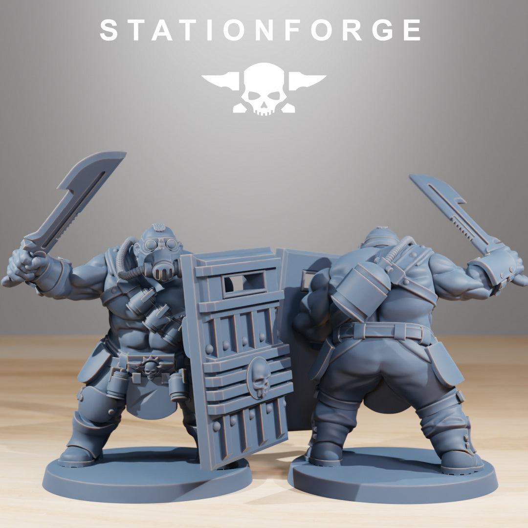 GrimGuard Hunters - Compatible with Warhammer 40K - by Station Forge - Tabletop RPG Miniature - Roleplaying 3D Printed Fantasy Mini