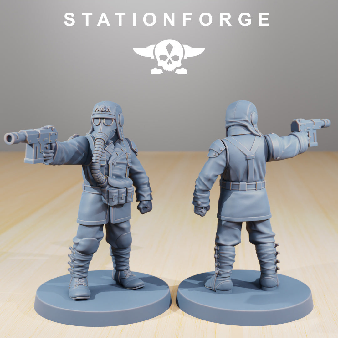 GrimGuard SF-19A Fighter Plane - by Station Forge - Tabletop RPG Miniature - Roleplaying 3D Printed Fantasy Mini