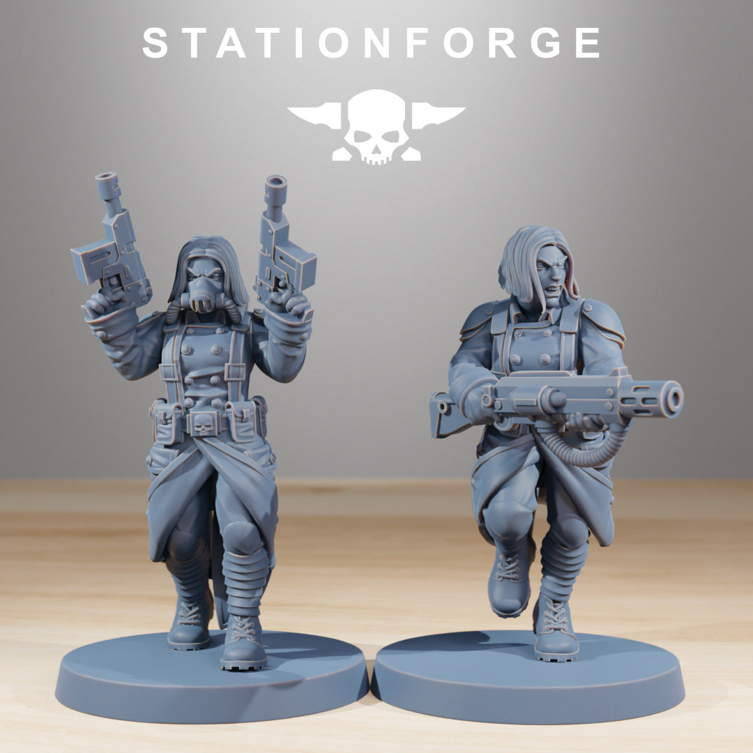 GrimGuard Sisters of War - Compatible with Warhammer 40K - by Station Forge - Tabletop RPG Miniature - Roleplaying 3D Printed Fantasy Mini