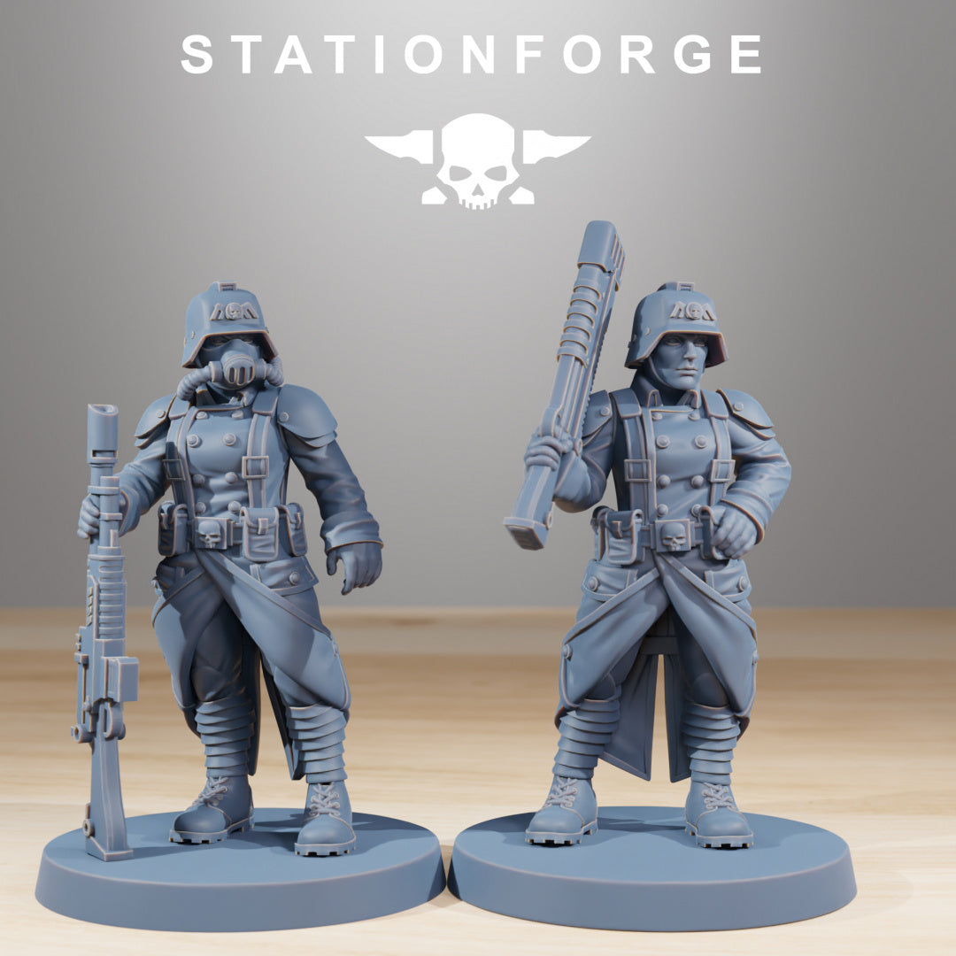 GrimGuard Sisters of War - Compatible with Warhammer 40K - by Station Forge - Tabletop RPG Miniature - Roleplaying 3D Printed Fantasy Mini